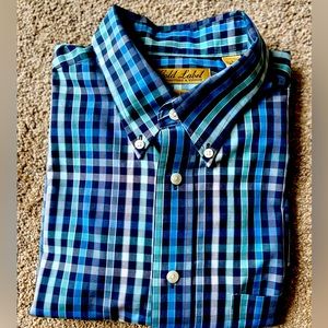 Short sleeve dress shirt man